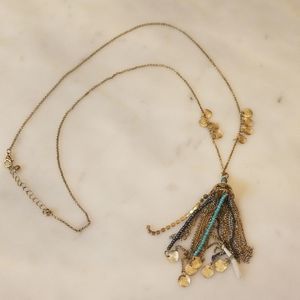 Long Boho Statemet Necklace